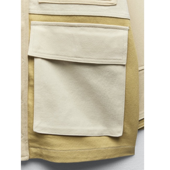 *Zara* Gabardine Patchwork Jacket, Small - Worn once! - Picture 7 of 11
